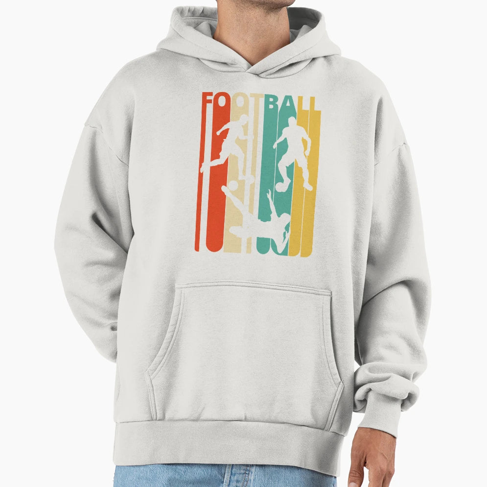 Football Silhouette Hoodie - Casual Everyday Wear for Adults - T-Shirt, Sweatshirt, Hoodie