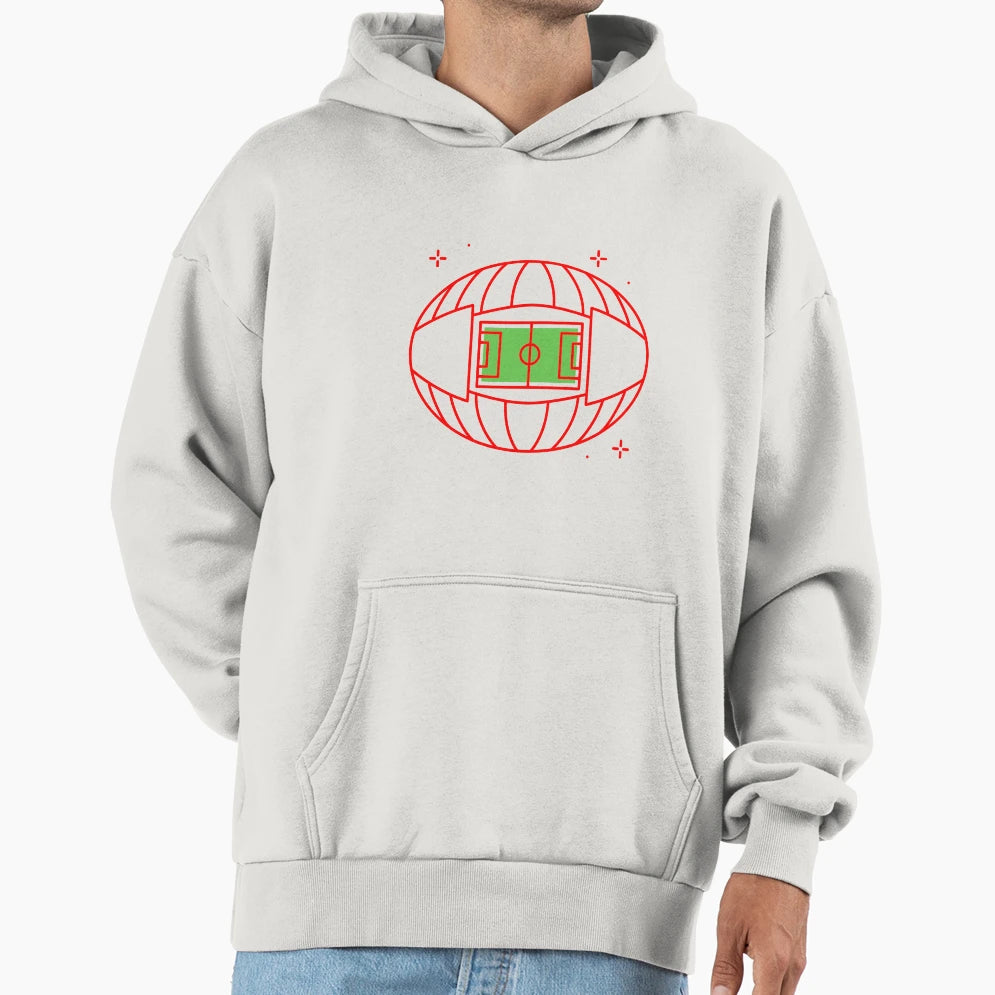 Football Stadium Icon View Soccer Sanctuary Hoodie - Unique Graphic Unisex - T-Shirt, Sweatshirt, Hoodie