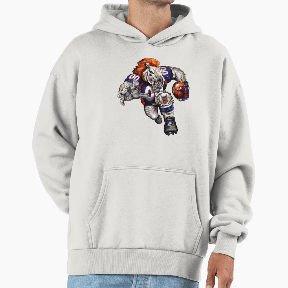 Mascot American Football Hoodie - Casual Everyday Wear Men Women - T-Shirt, Sweatshirt, Hoodie