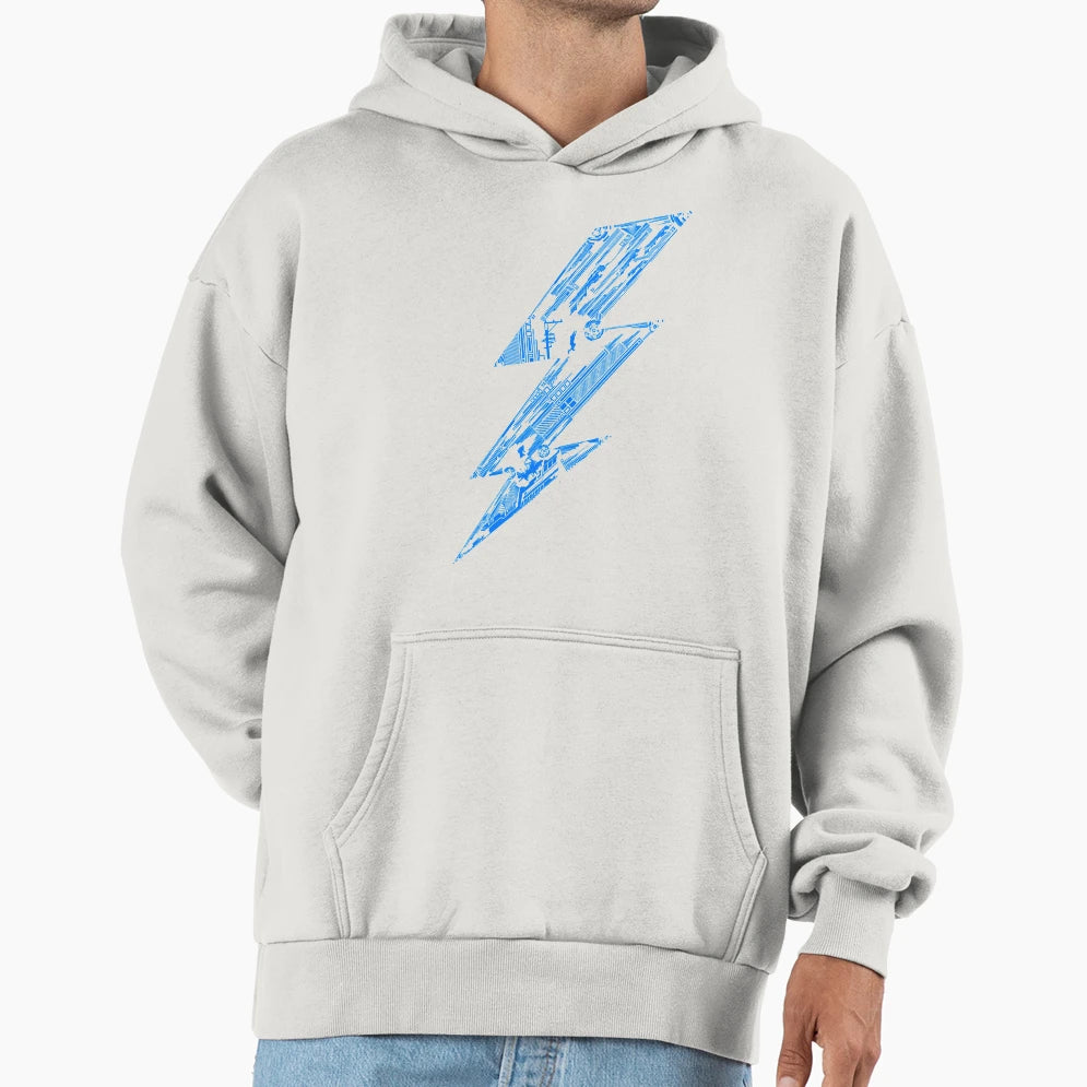 Thunder Flash Hoodie - Graphic Print Unisex - T-Shirt, Sweatshirt, Hoodie