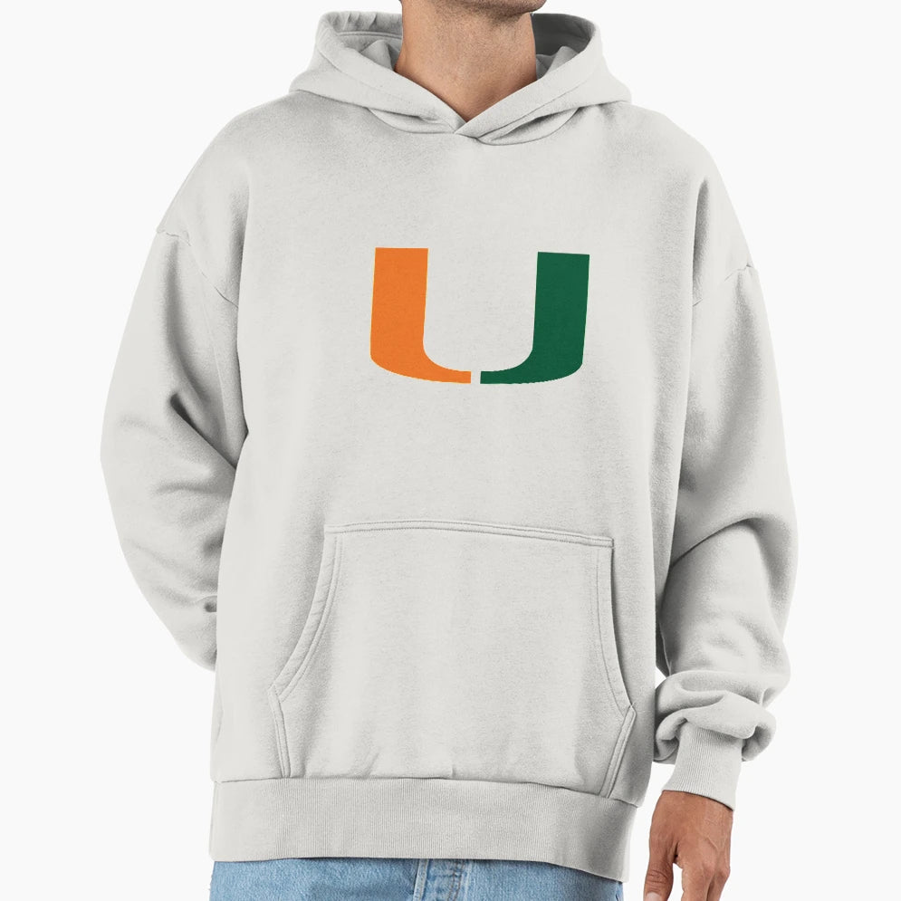 University Miami Hoodie - Minimalist Print for Adults - T-Shirt, Sweatshirt, Hoodie