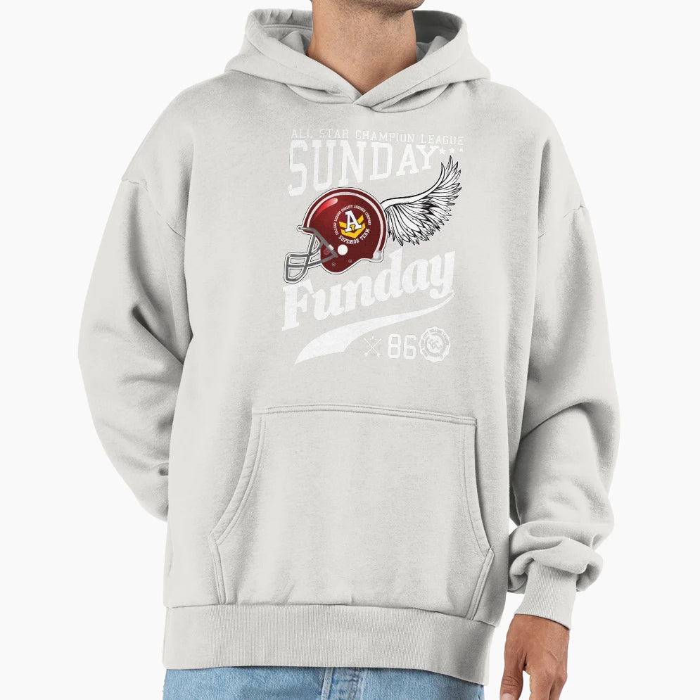 Sunday Funday Hoodie - Casual Everyday Wear for Adults - T-Shirt, Sweatshirt, Hoodie