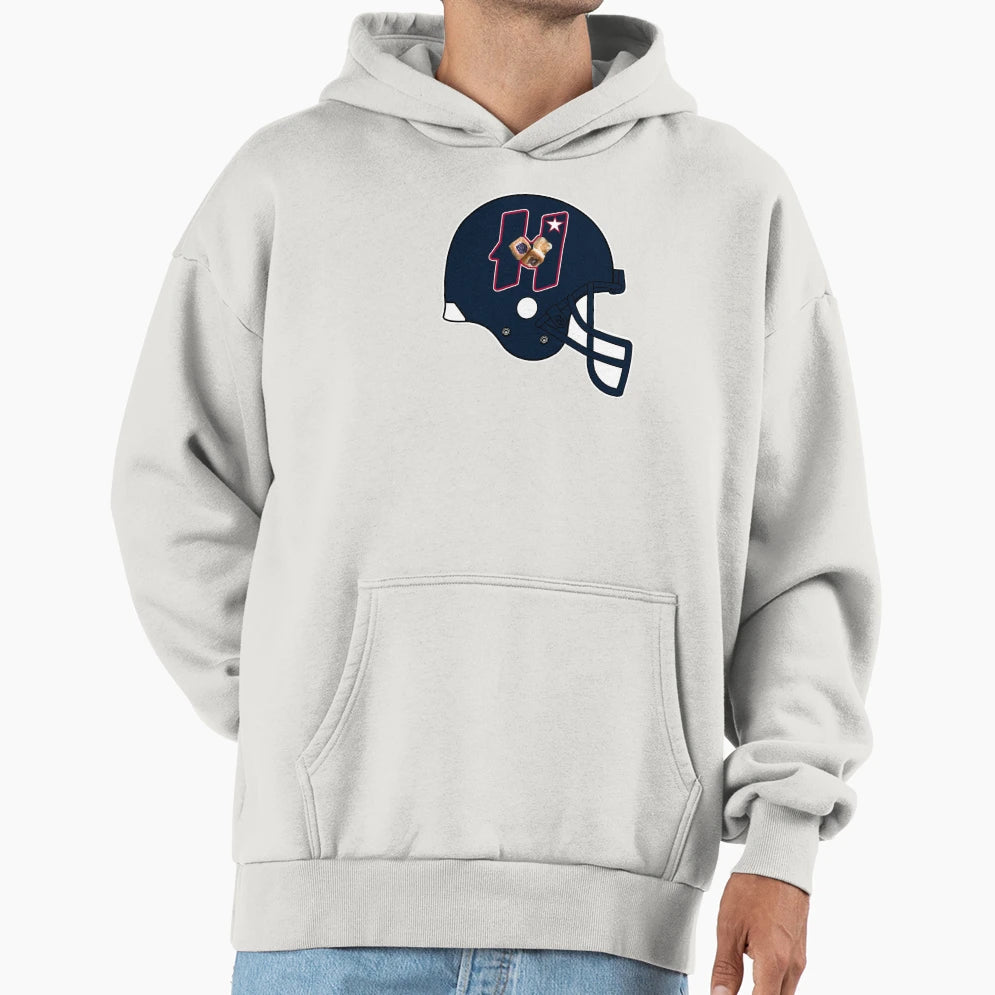 Houston Kolaches Helmet Hoodie - Streetwear Style Men Women - T-Shirt, Sweatshirt, Hoodie