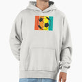 Soccer Summer Color Glitch Football Hoodie - Aesthetic Graphic Men Women - T-Shirt, Sweatshirt, Hoodie