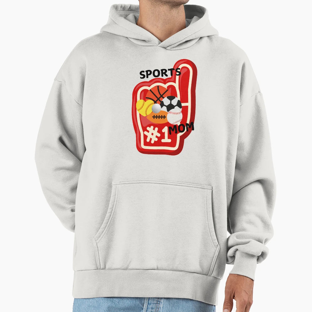 Sports Mom Hoodie - Fun Novelty Design Unisex - T-Shirt, Sweatshirt, Hoodie