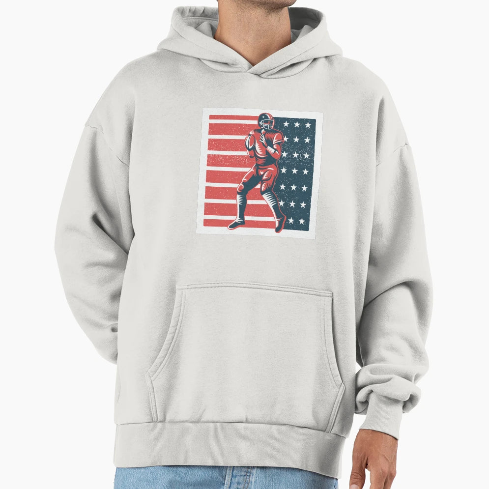 All American Football 1 Hoodie - Unique Graphic Men Women - T-Shirt, Sweatshirt, Hoodie