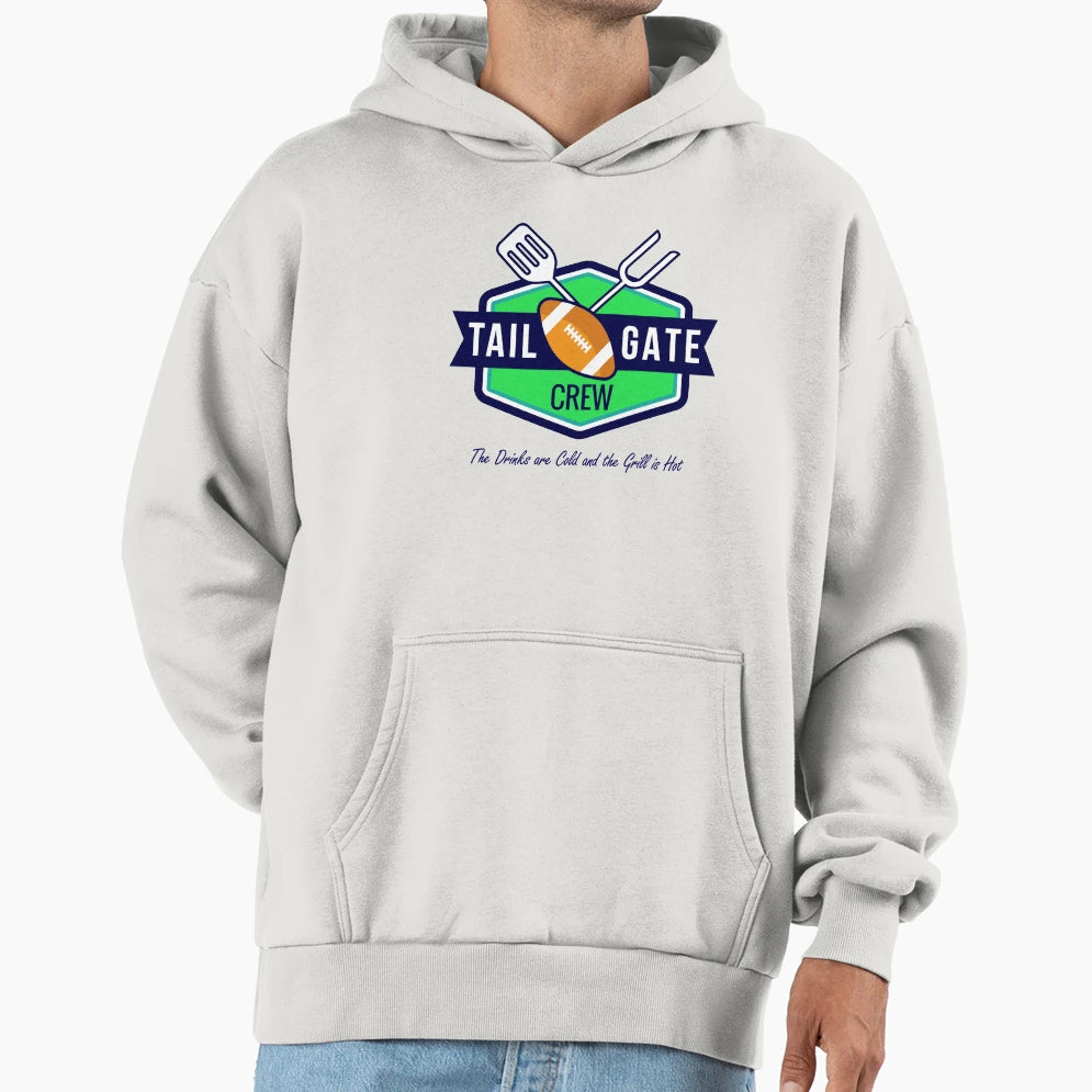 Football Tailgate Crew Hoodie - Novelty Apparel Unisex - T-Shirt, Sweatshirt, Hoodie
