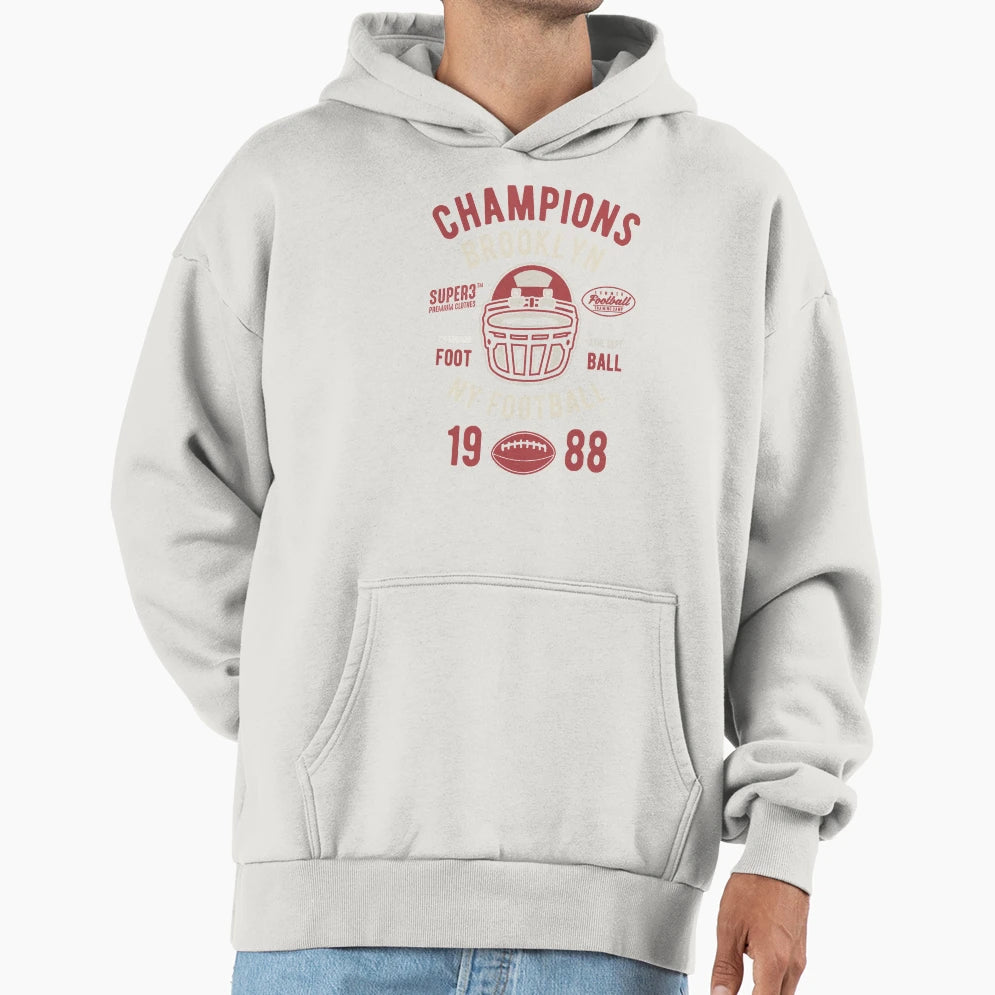 Football Champion Hoodie - Fun Novelty Design Unisex - T-Shirt, Sweatshirt, Hoodie