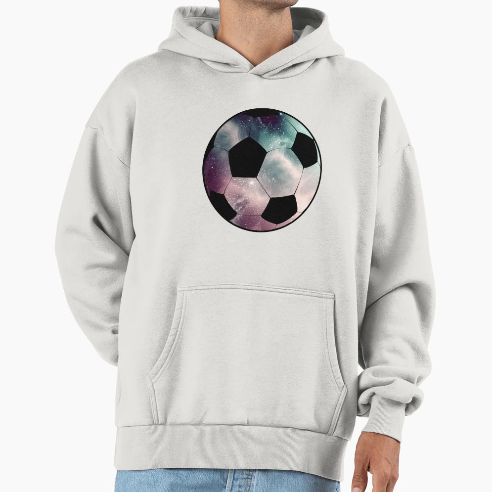 Soccer Ball Football Game Universe Hoodie - Streetwear Style Men Women - T-Shirt, Sweatshirt, Hoodie