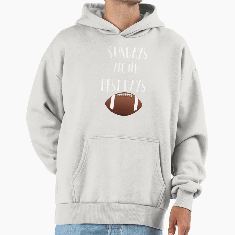 Funny Football Sundays Are Best Days Hoodie - Aesthetic Graphic Men Women - T-Shirt, Sweatshirt, Hoodie