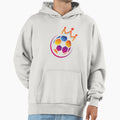 Football Colourful Crown Ball Football Hoodie - Minimalist Print Men Women - T-Shirt, Sweatshirt, Hoodie