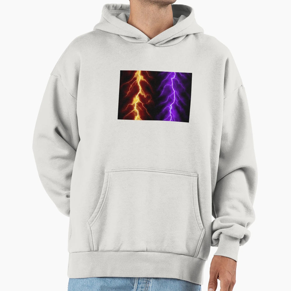 Lightning Hoodie - Fun Novelty Design for Adults - T-Shirt, Sweatshirt, Hoodie