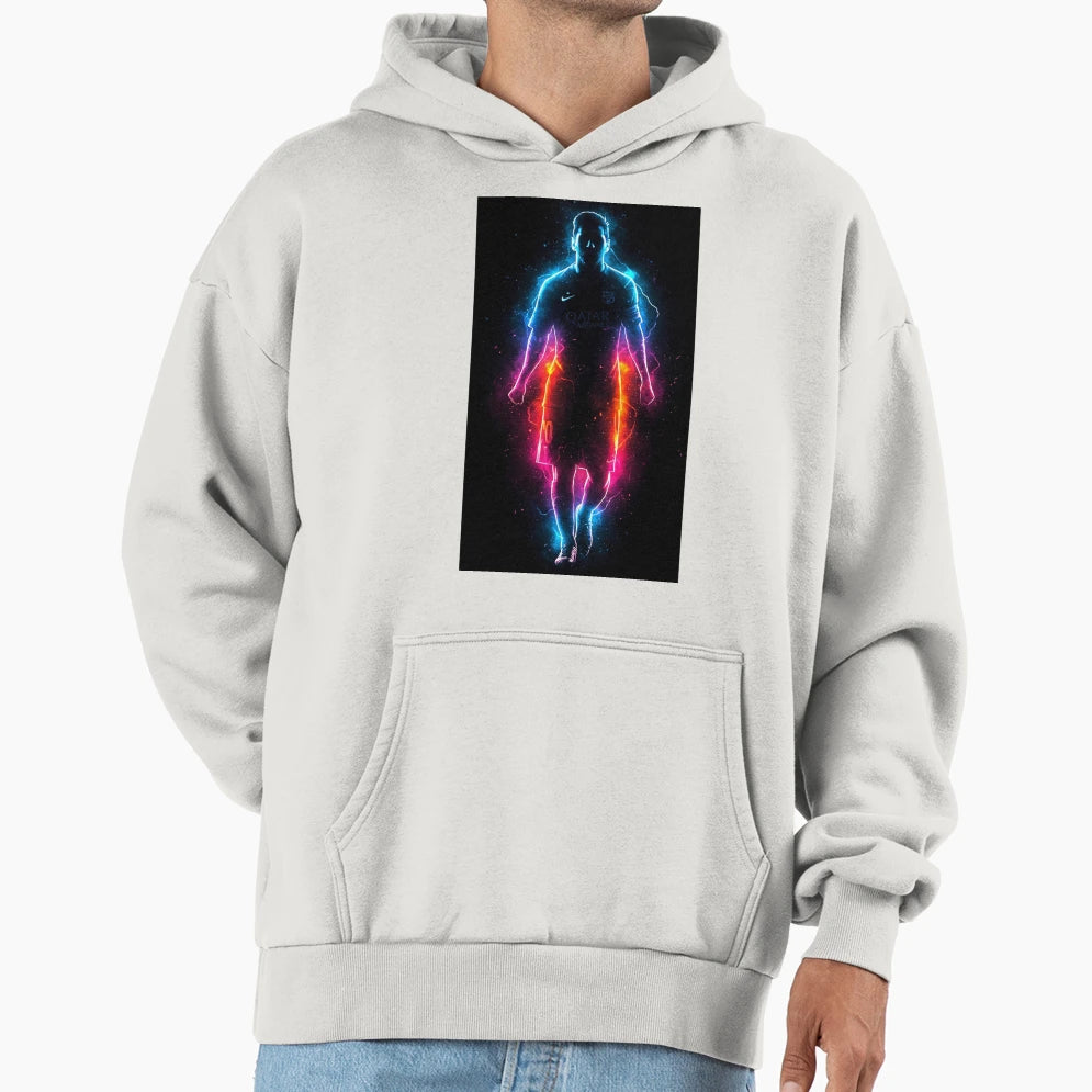 Messi Goat Messi Flea Messiah Hoodie - Unique Graphic Men Women - T-Shirt, Sweatshirt, Hoodie