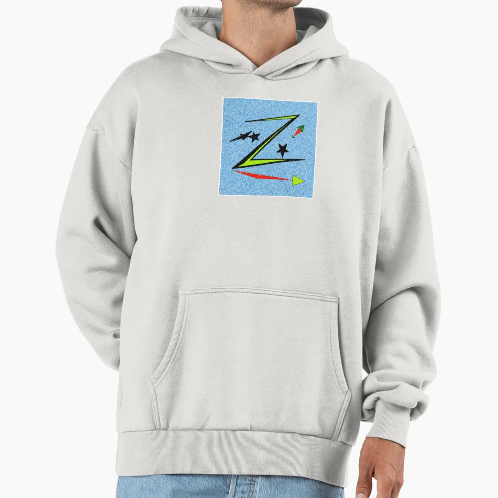 Z Electric Fusion Abstract Art Hoodie - Graphic Print Men Women - T-Shirt, Sweatshirt, Hoodie