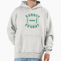 Sunday Funday Football Hoodie - Minimalist Print for Adults - T-Shirt, Sweatshirt, Hoodie