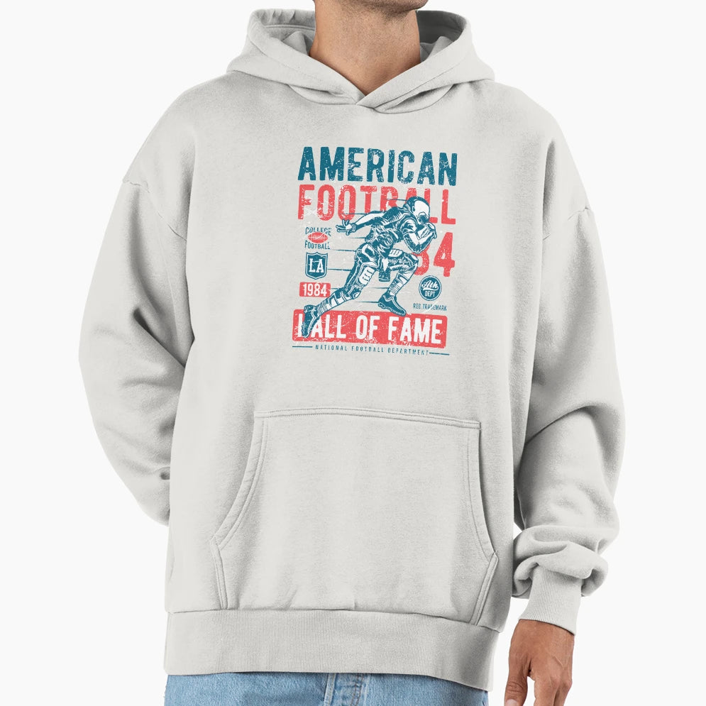 American Football Hall Fame Hoodie - Custom Art Print for Adults - T-Shirt, Sweatshirt, Hoodie