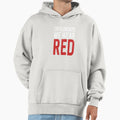 Sundays We Wear Red Hoodie - Aesthetic Graphic Unisex - T-Shirt, Sweatshirt, Hoodie