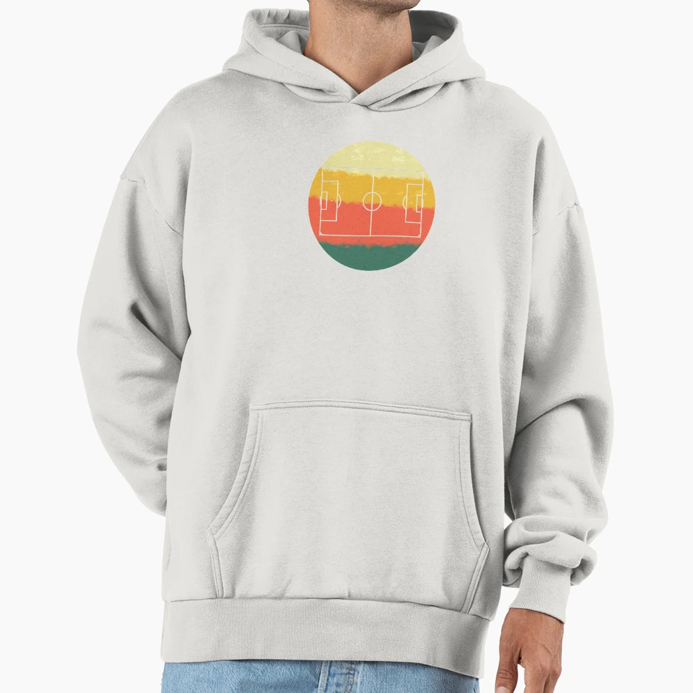 Soccer Football Field Pitch Hoodie - Novelty Apparel Unisex - T-Shirt, Sweatshirt, Hoodie