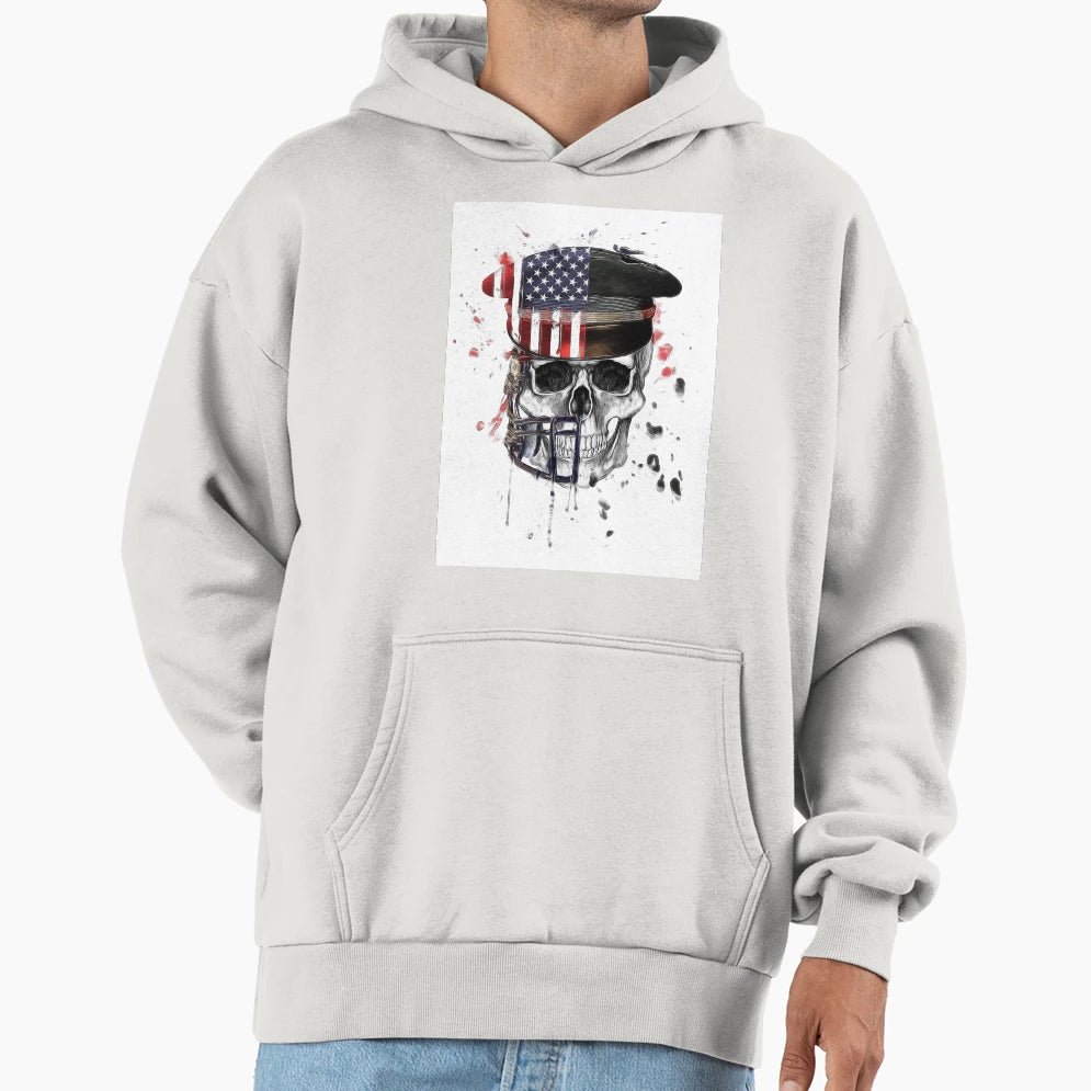 American Policeman Hoodie - Custom Art Print Unisex - T-Shirt, Sweatshirt, Hoodie