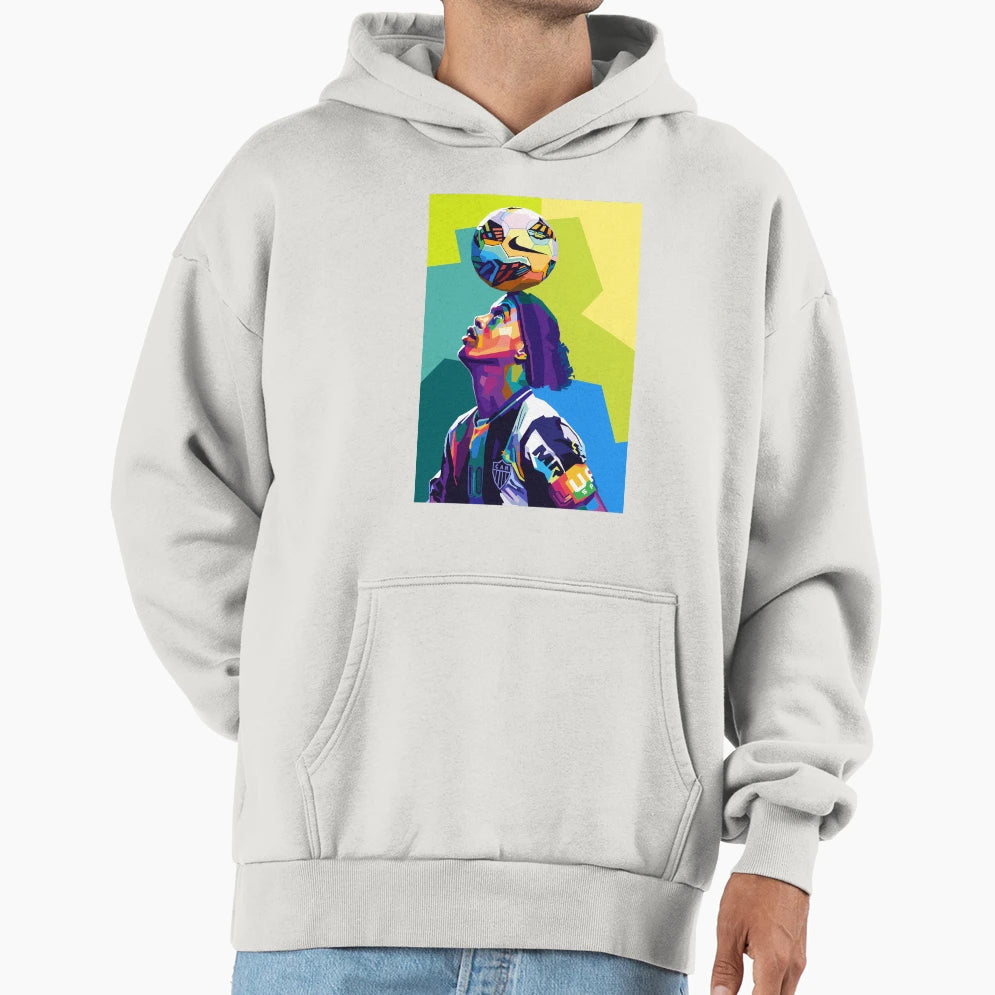 Ronaldinho Wpap Art Hoodie - Unique Graphic for Adults - T-Shirt, Sweatshirt, Hoodie