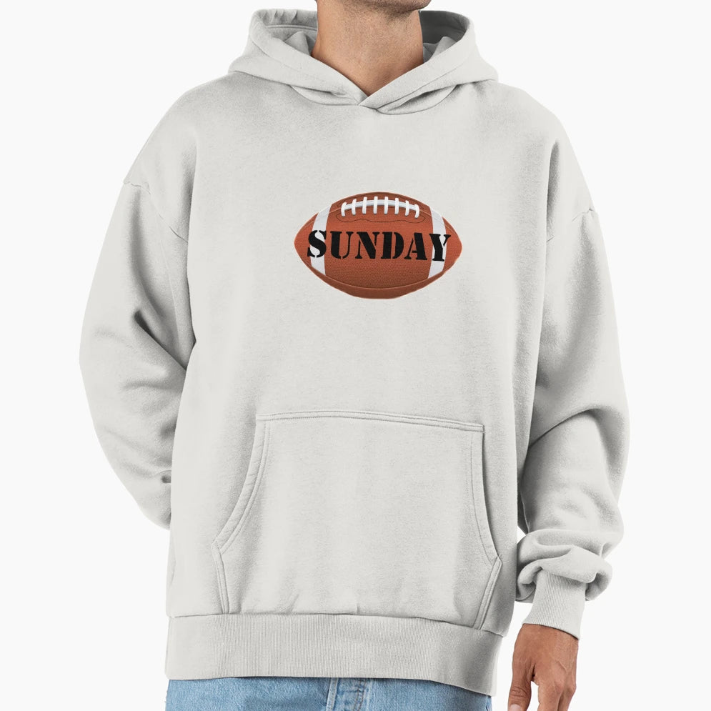 Match Football Superbowl Sunday Beer Hoodie - Custom Art Print for Adults - T-Shirt, Sweatshirt, Hoodie
