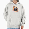 Dallas Cowboys Flaming Football Helmet Hoodie - Streetwear Style Men Women - T-Shirt, Sweatshirt, Hoodie