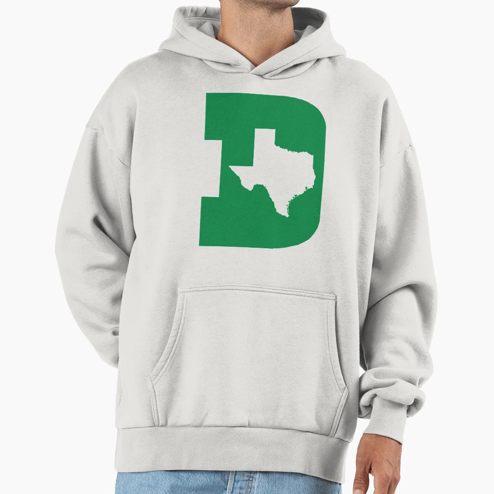 D Texas Green Cut Out Hoodie - Streetwear Style Men Women - T-Shirt, Sweatshirt, Hoodie