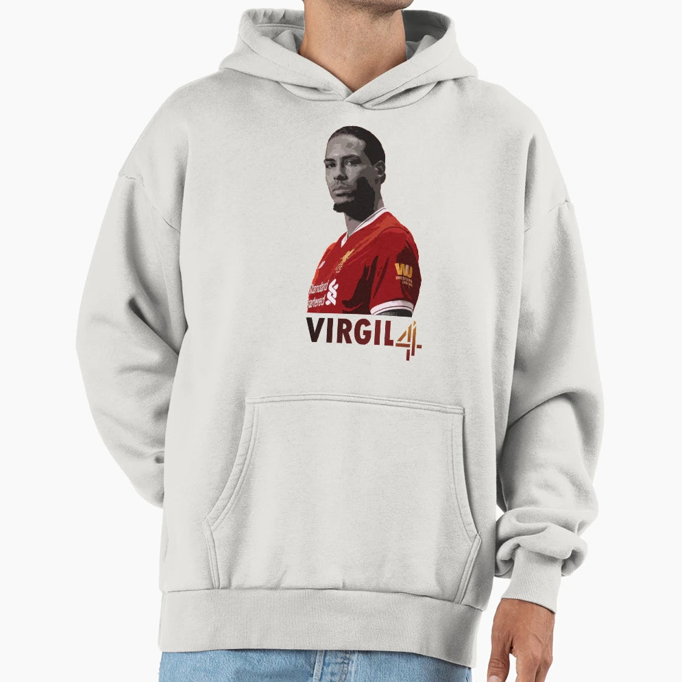 Virgil Van Dijk Liverpool Hoodie - Fun Novelty Design Unisex - T-Shirt, Sweatshirt, Hoodie