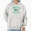 Seattle 12 Sea Hawk Football Throwback Hoodie - Fun Novelty Design Unisex - T-Shirt, Sweatshirt, Hoodie