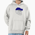 Skull Cigarette And Cap Hoodie - Minimalist Print for Adults - T-Shirt, Sweatshirt, Hoodie