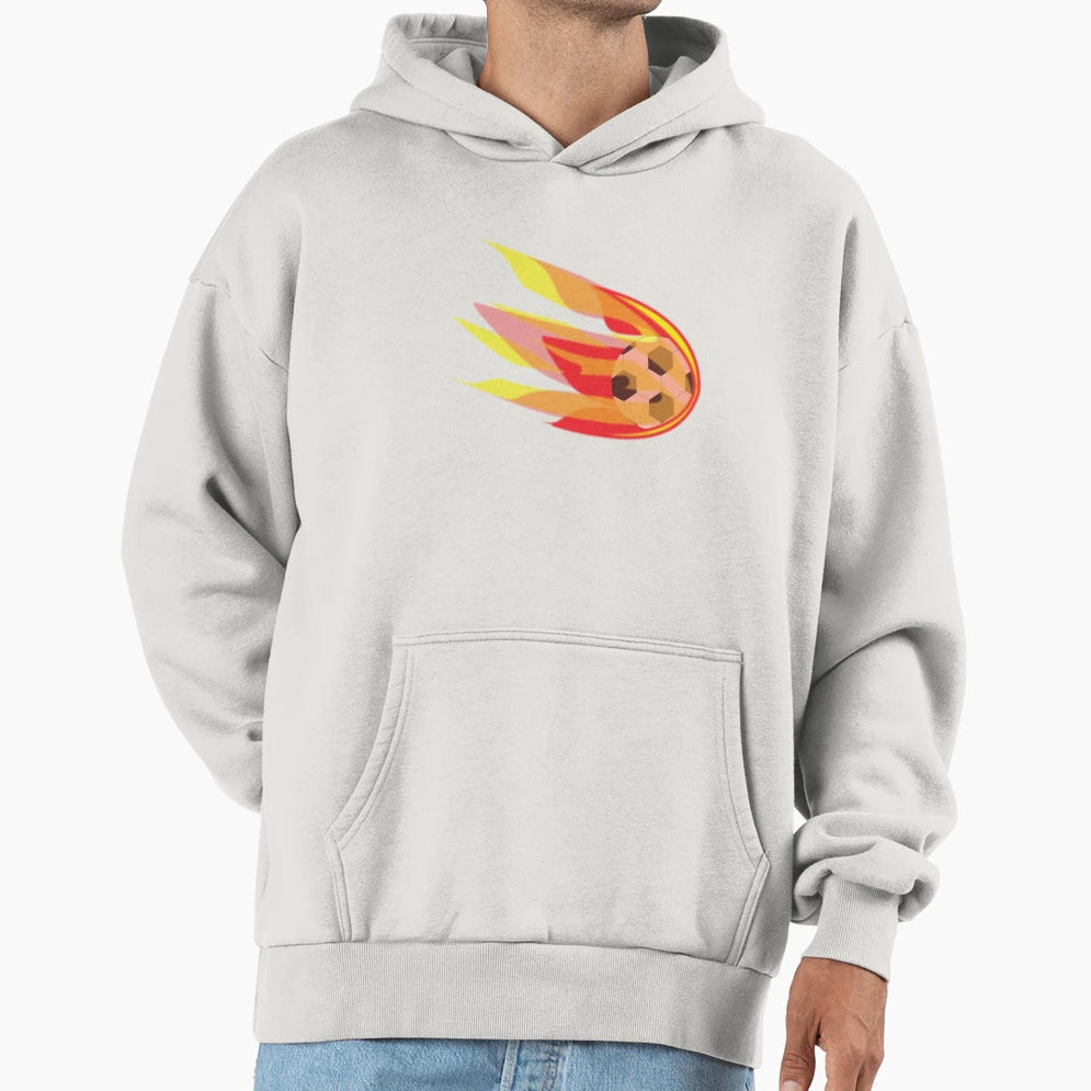 Power Kick Football Hoodie - Casual Everyday Wear for Adults - T-Shirt, Sweatshirt, Hoodie