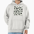 Stacked Football Soccer Balls Theme Hoodie - Aesthetic Graphic for Adults - T-Shirt, Sweatshirt, Hoodie