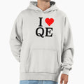 I Heart Qe Hoodie - Casual Everyday Wear for Adults - T-Shirt, Sweatshirt, Hoodie
