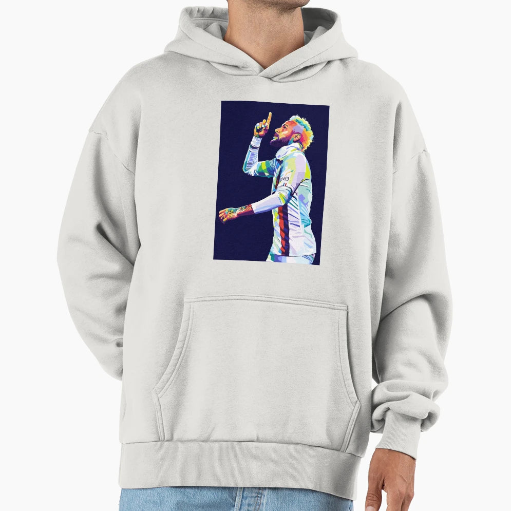 Neymar Jr Wpap Pop Art Hoodie - Fun Novelty Design Men Women - T-Shirt, Sweatshirt, Hoodie