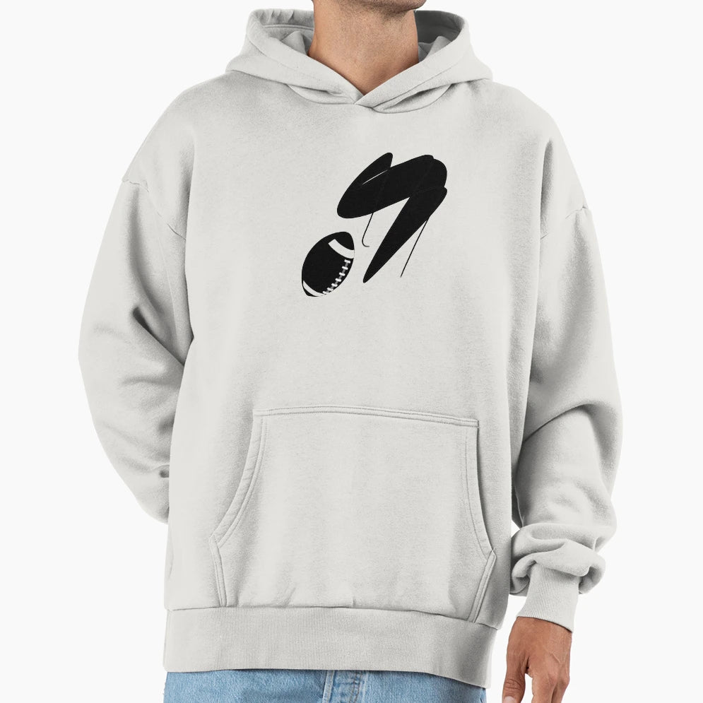 American Football Hoodie - Casual Everyday Wear Men Women - T-Shirt, Sweatshirt, Hoodie