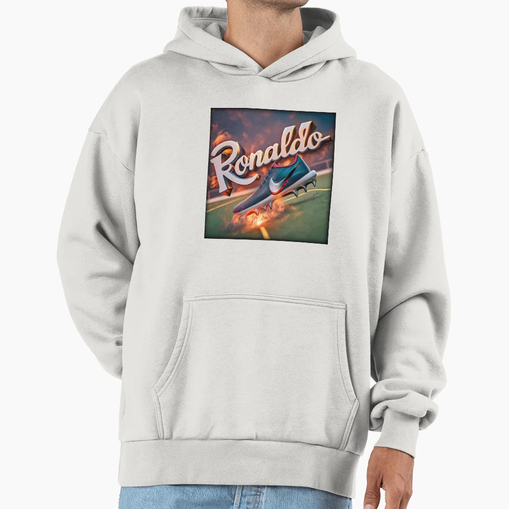 Ronaldo 3D Render Art Hoodie - Casual Everyday Wear Men Women - T-Shirt, Sweatshirt, Hoodie