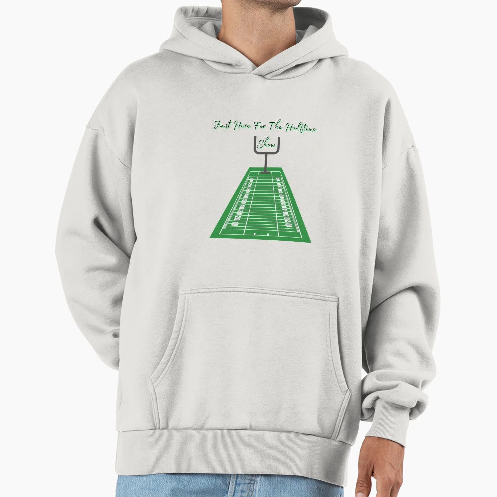Just Here Halftime Show Sport Player Hoodie - Minimalist Print Unisex - T-Shirt, Sweatshirt, Hoodie