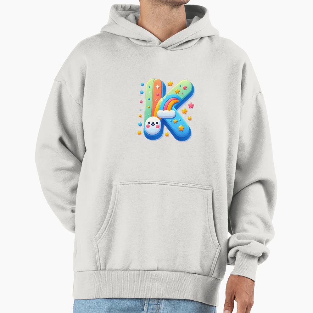 Alphabet K Hoodie - Casual Everyday Wear for Adults - T-Shirt, Sweatshirt, Hoodie