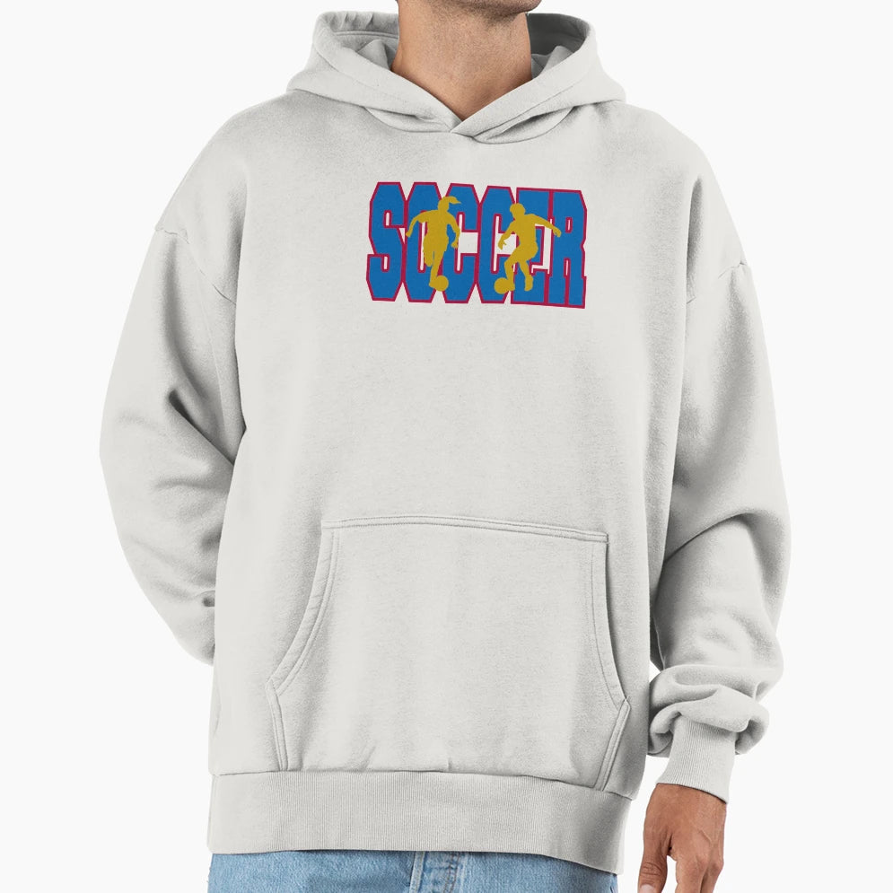 Soccer Hoodie - Fun Novelty Design for Adults - T-Shirt, Sweatshirt, Hoodie