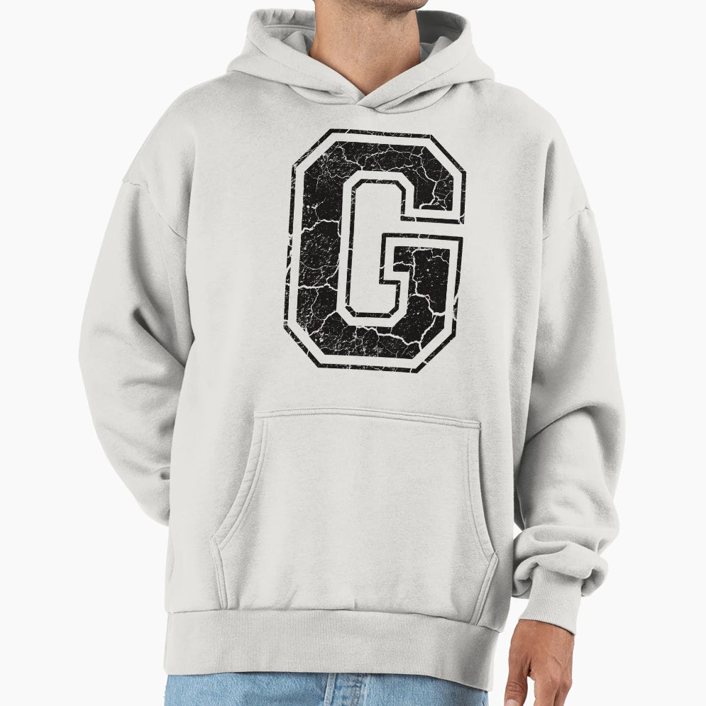 G Letter Hoodie - Minimalist Print for Adults - T-Shirt, Sweatshirt, Hoodie