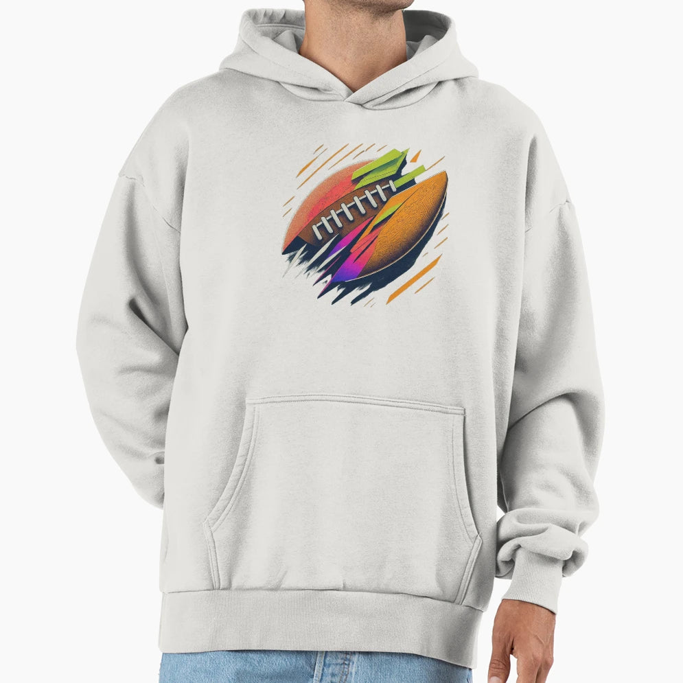 Football Love Hoodie - Minimalist Print Men Women - T-Shirt, Sweatshirt, Hoodie
