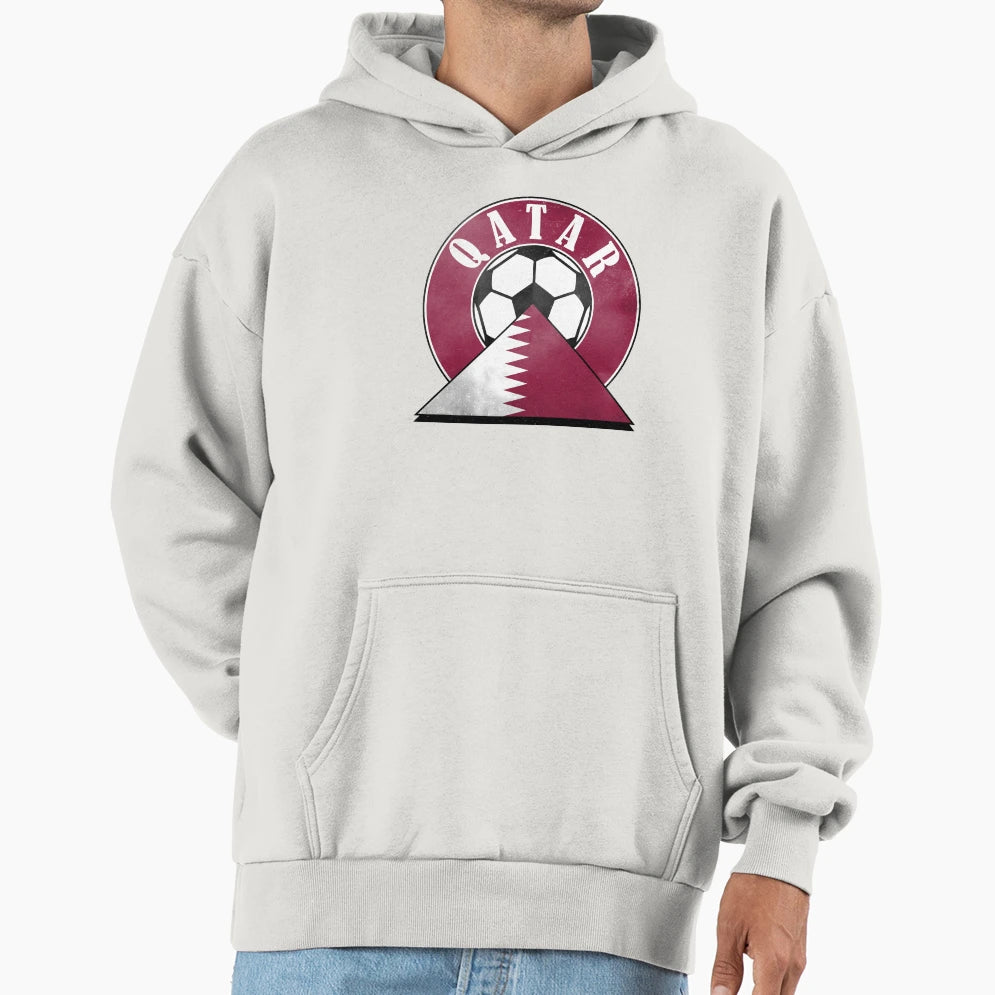 Qatar Soccer Hoodie - Fun Novelty Design for Adults - T-Shirt, Sweatshirt, Hoodie