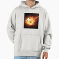 Flaming Soccer Ball Hoodie - Trendy Graphic for Adults - T-Shirt, Sweatshirt, Hoodie