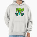 Neon Skull Mascot Cartoon Punk Vibes Hoodie - Minimalist Print Unisex - T-Shirt, Sweatshirt, Hoodie