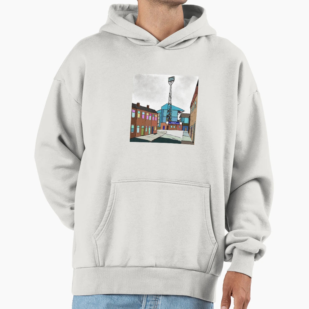 Baseball Ground Hoodie - Custom Art Print Men Women - T-Shirt, Sweatshirt, Hoodie