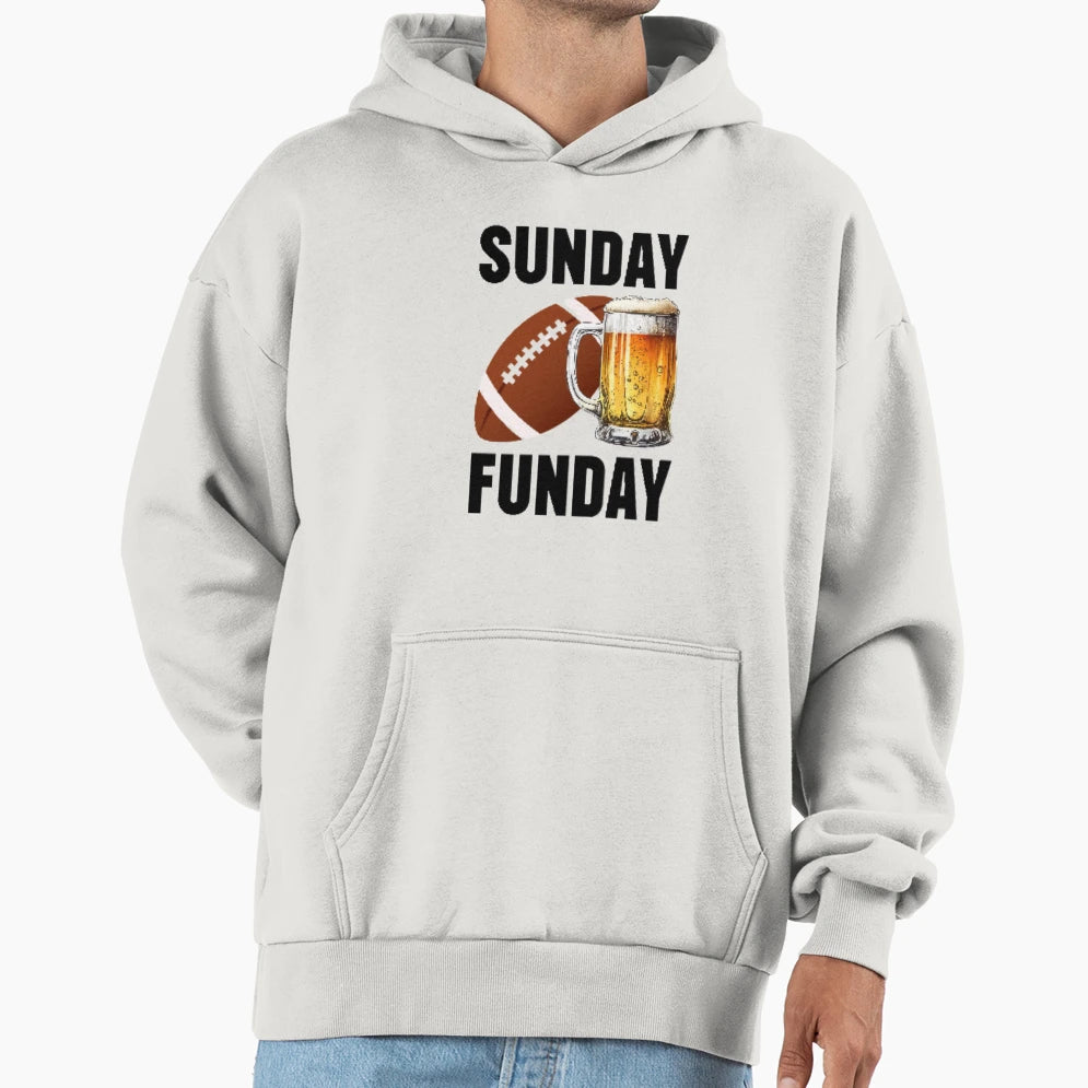 Sunday Funday Hoodie - Casual Everyday Wear for Adults - T-Shirt, Sweatshirt, Hoodie