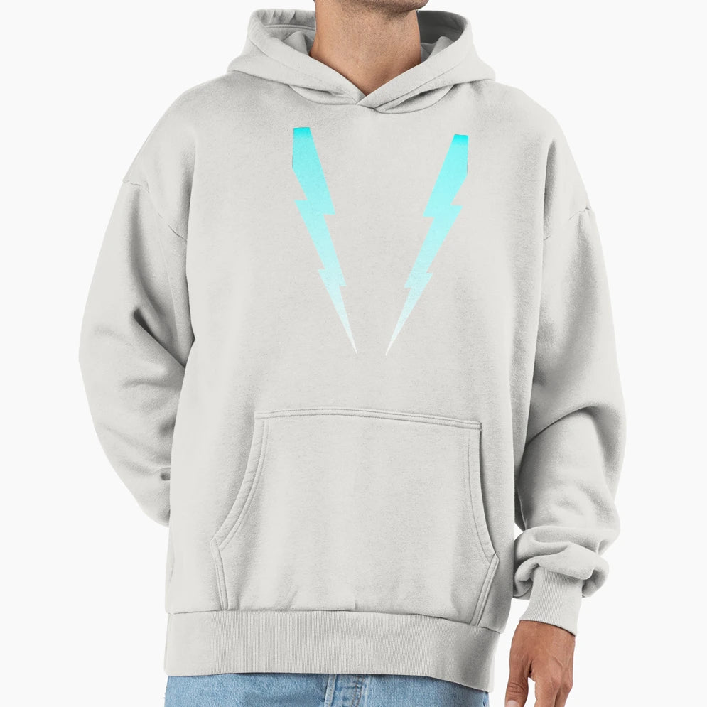 Double Lightning Hoodie - Novelty Apparel Men Women - T-Shirt, Sweatshirt, Hoodie