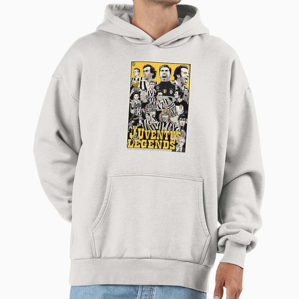 Juventus Legends Hoodie - Streetwear Style for Adults - T-Shirt, Sweatshirt, Hoodie