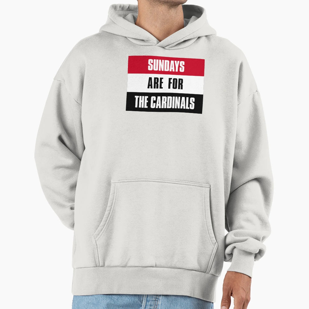 Sundays Are Cardinals St Louis Football Fans Hoodie - Graphic Print Unisex - T-Shirt, Sweatshirt, Hoodie