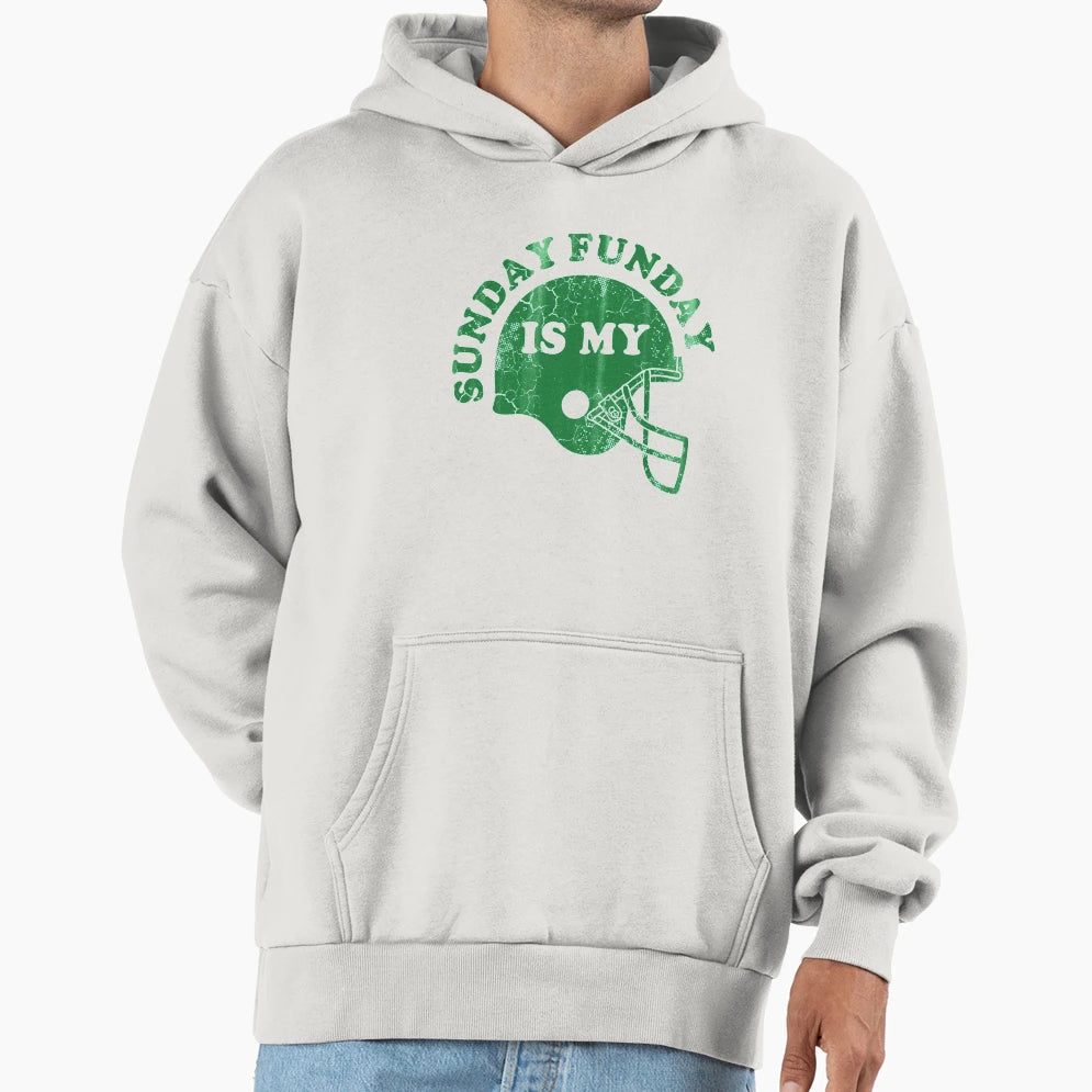 Sunday Is My Funday Hoodie - Graphic Print Unisex - T-Shirt, Sweatshirt, Hoodie